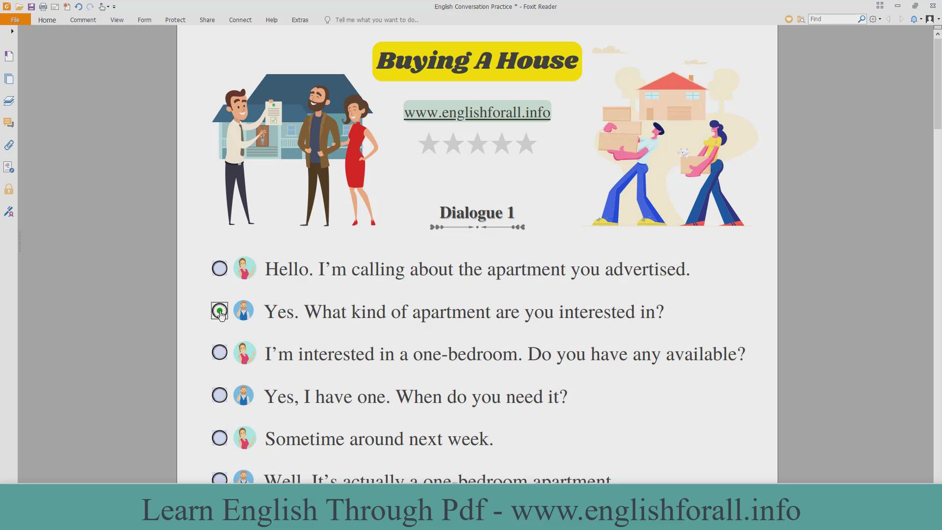 'Video thumbnail for English Conversation Practice - Buying A House'