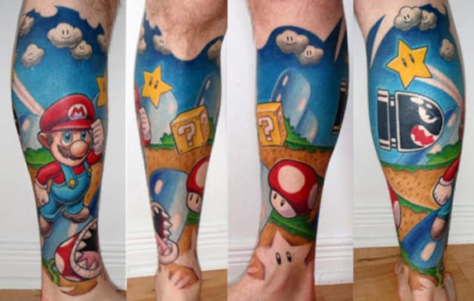 Top tatuagens de jogos