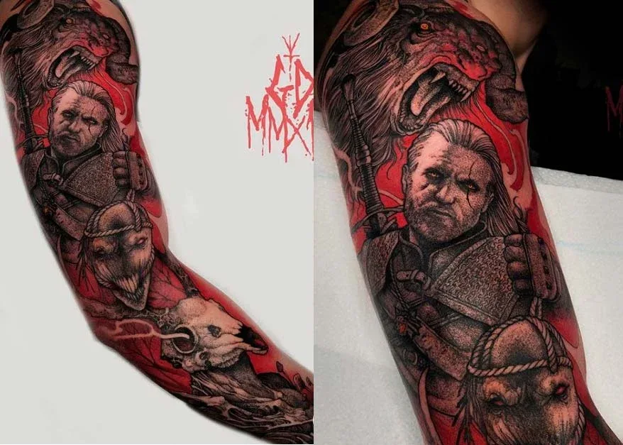 Tatuagem The Witcher