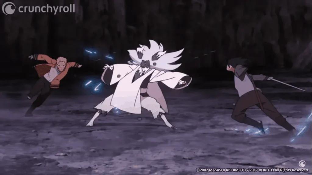 Sasuke e Naruto vs Momoshiki