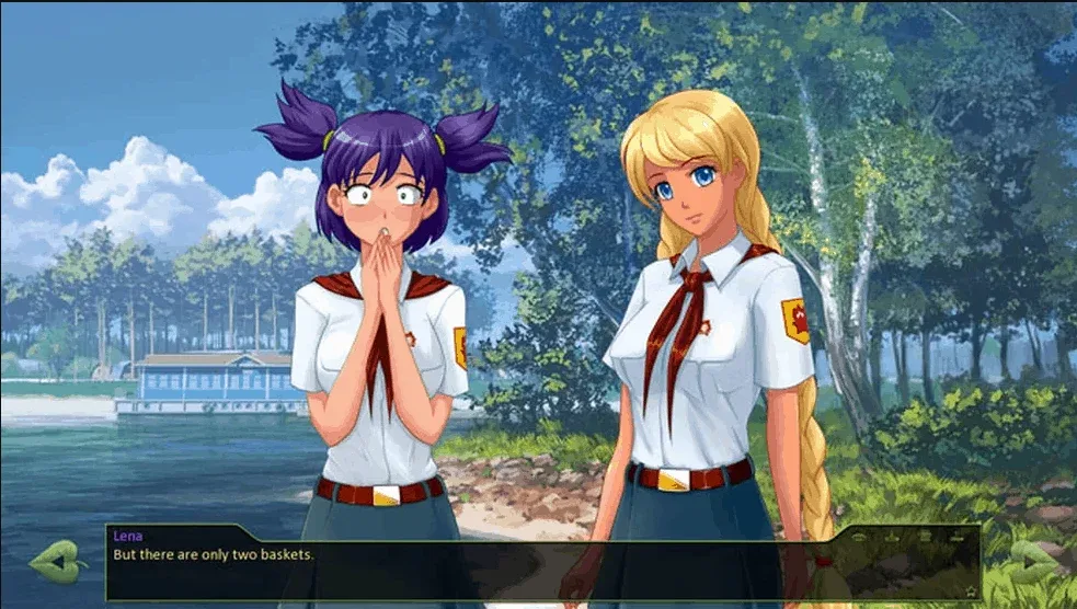 Exemplo de Visual Novel