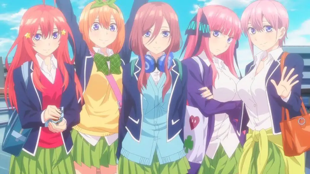 Anime de Gotoubun no Hanayome