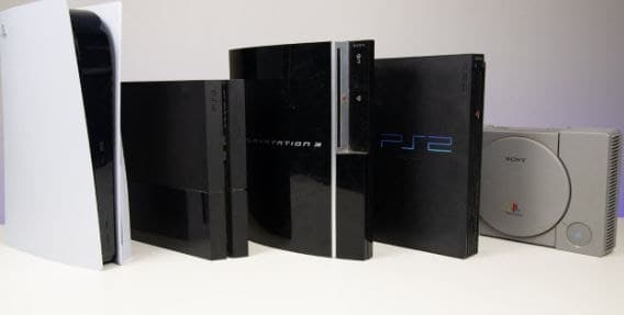Consoles da marca Sony
