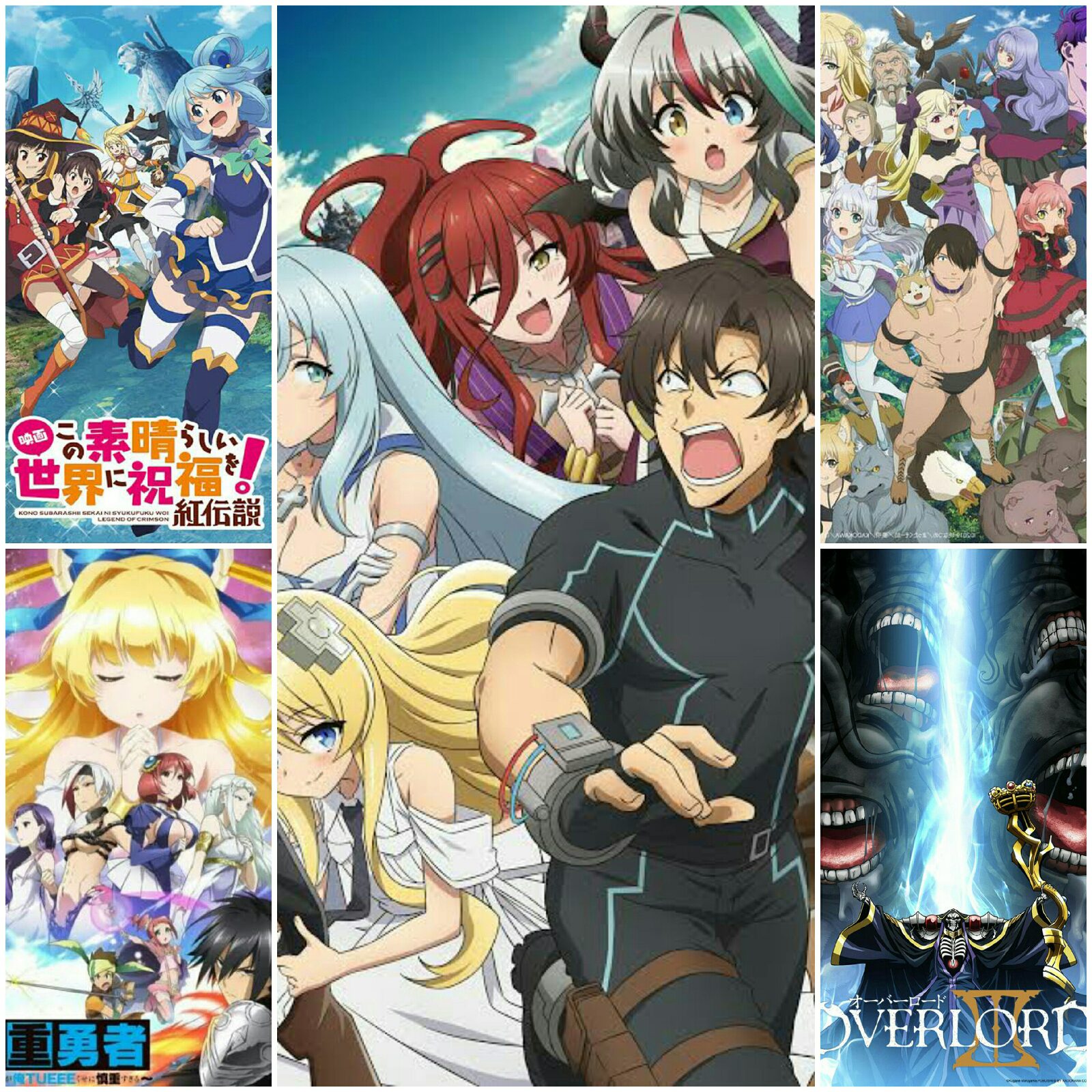 Melhores isekai do gênero comédia.