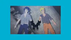 Sasuke e Naruto sem um braço