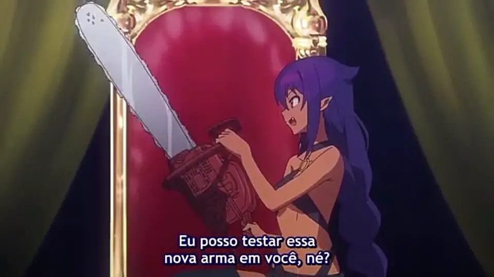 Cena do anime isekai 'Jahy-sama wa kujikenai'