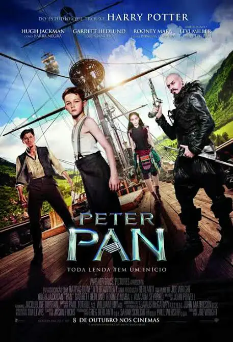 Filme Peter pan: viagem a terra do nunca.