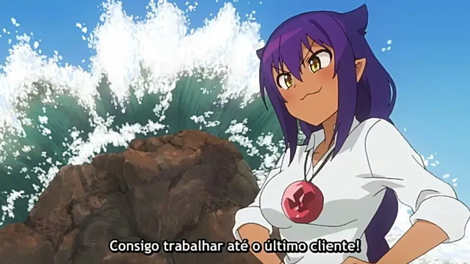 Cena do episódio 3 de 'Jahy-sama'