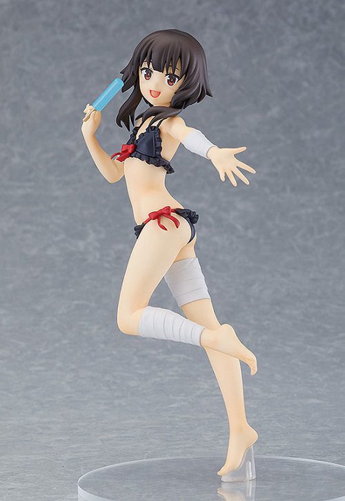 Nova action figure da Megumin em traje de banho.