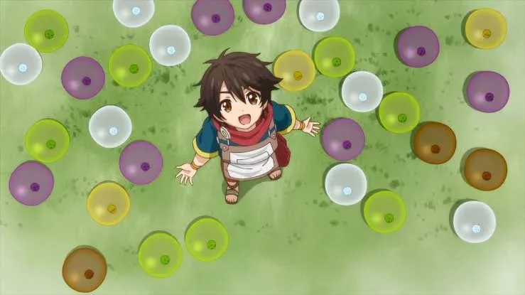 Anime isekai tensei do domador de slime.