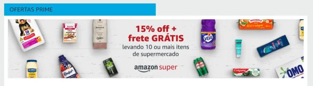  Ofertas elegíveis ao Amazon Prime 