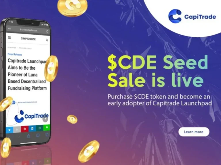 CapiTrade $CDE Seed Sale is Live