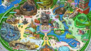 Mapa do Ghibli Park