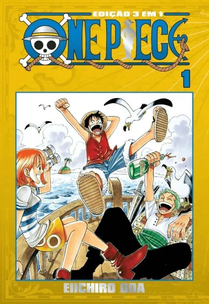 Mangá de One Piece 3 em 1
