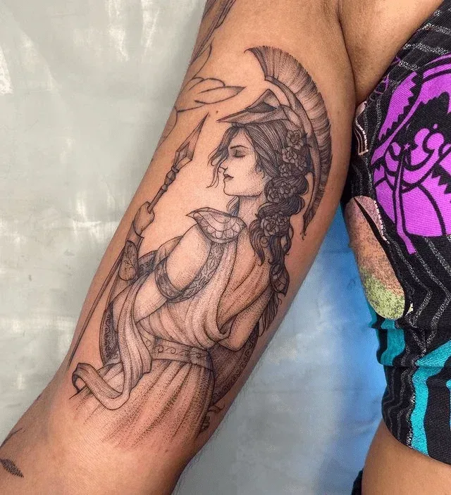 Tatuagem de Atena