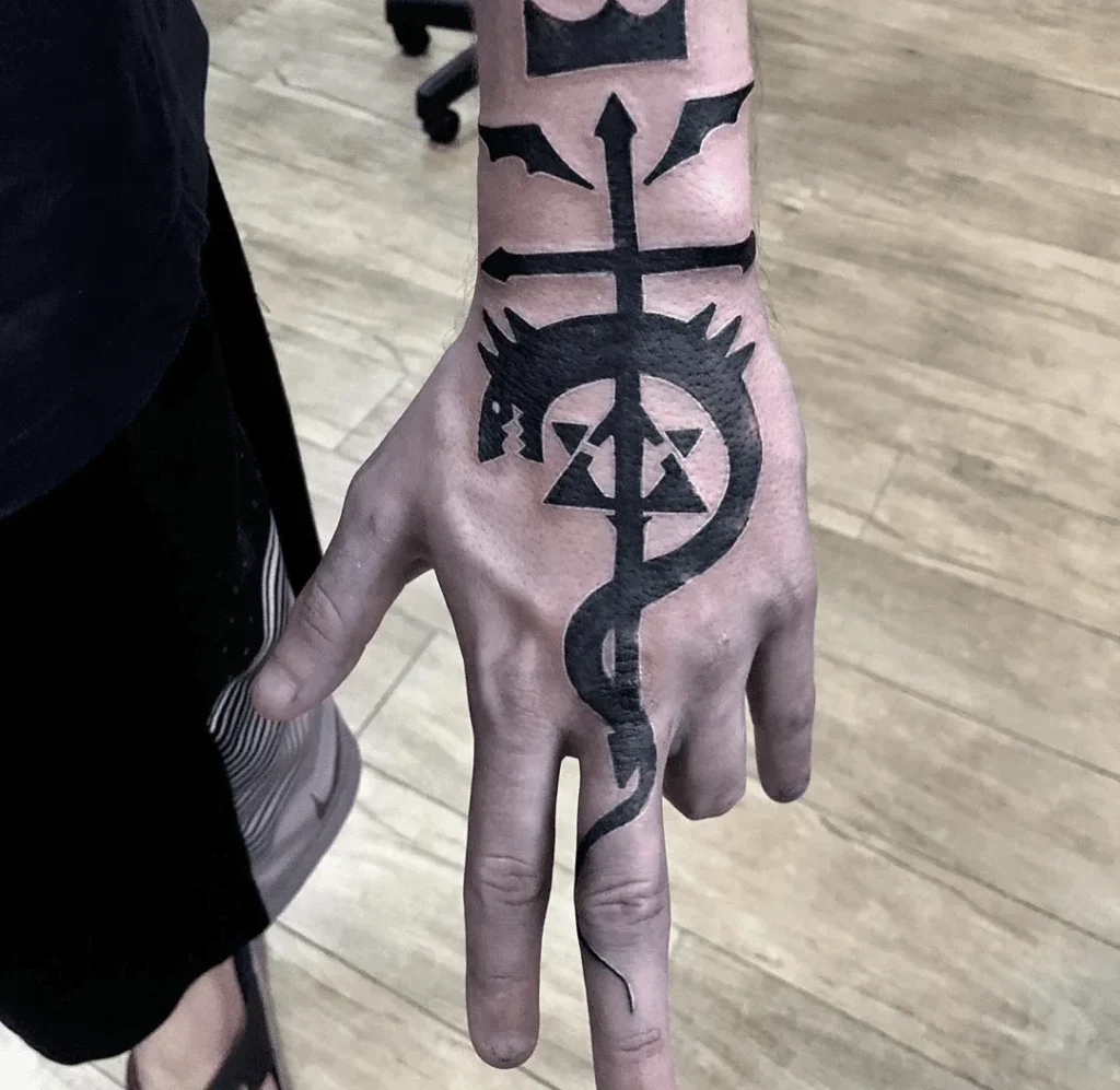 Tatuagem Fullmetal Alchemist