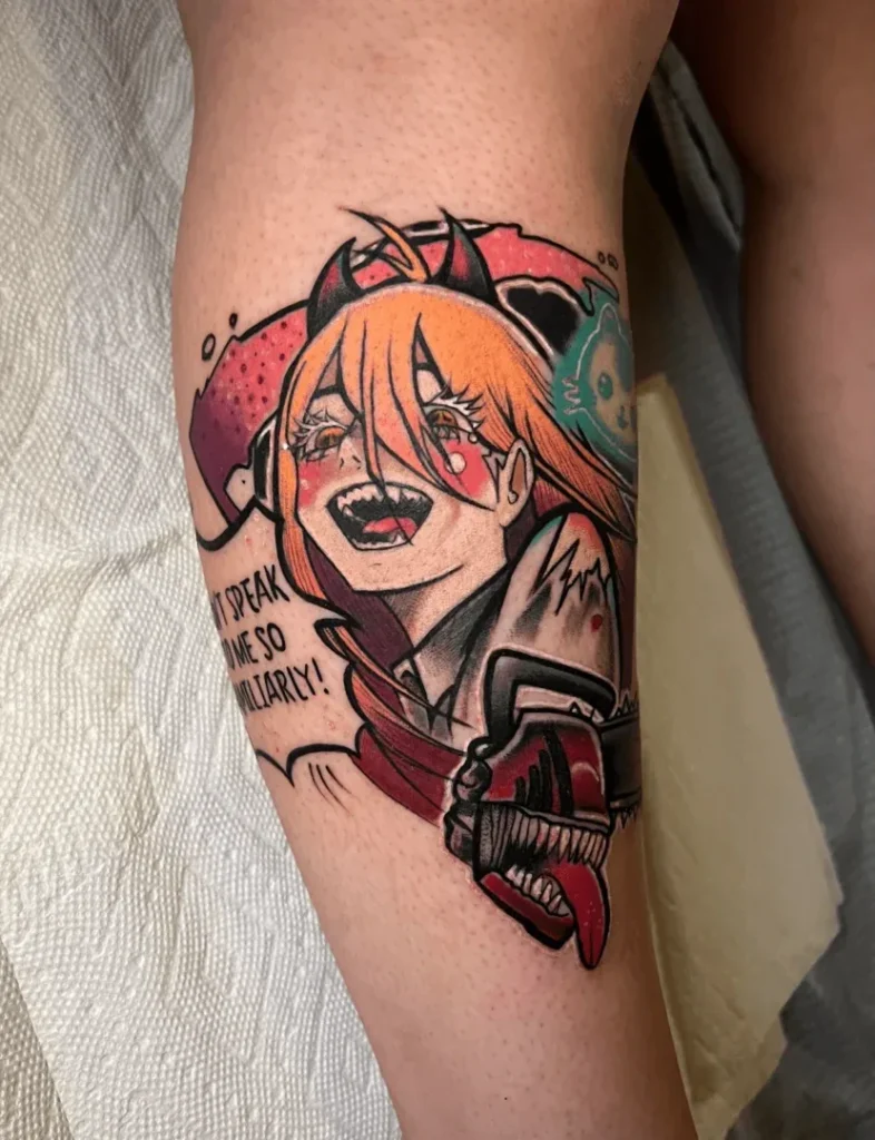 Tatuagem Chainsaw Man