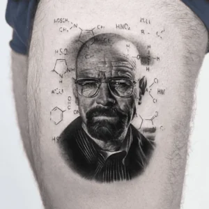 Rosto realista de Walter White