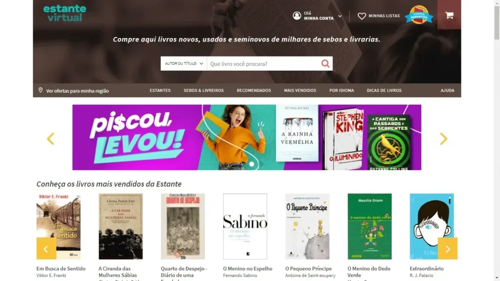 Como vender livros na Estante Virtual