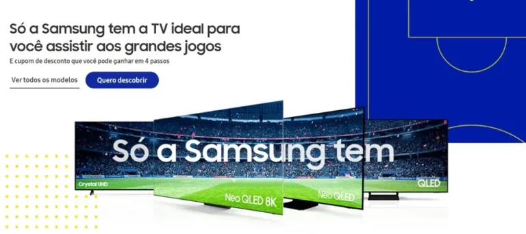 Site da Samsung tem nova funcionalidade que indica a melhor TV da marca para cada tipo de usuário