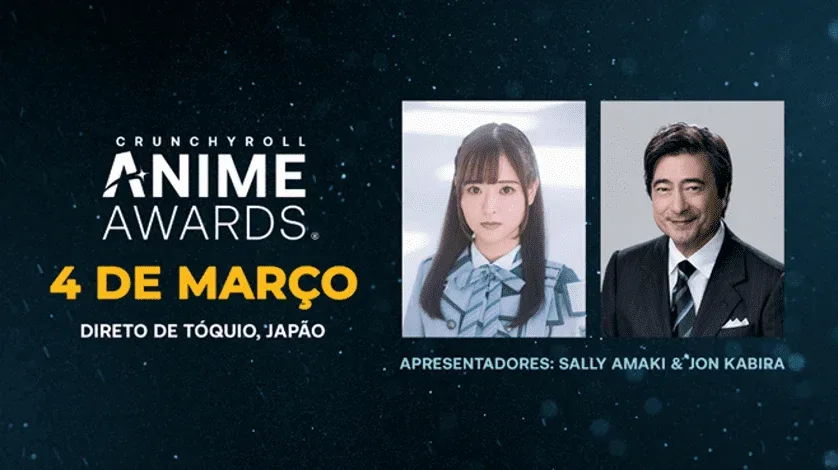 Crunchyroll anuncia apresentadores do Anime Awards 2023