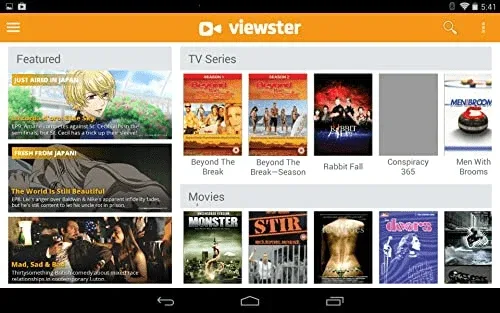 Assista filmes, animes e séries no Viewster