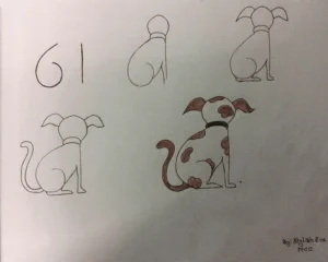 Desenhos de animais com números