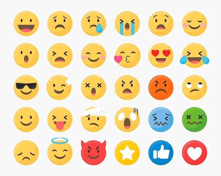 Novos emojis e avatares