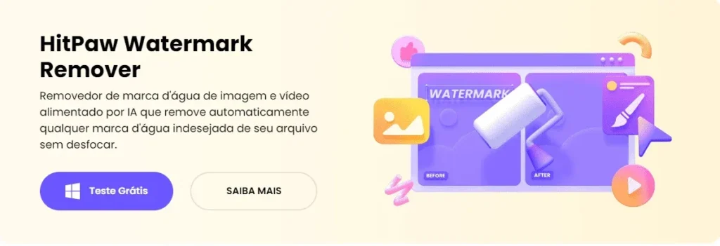 Removedor de Marca D'água Online - Como Remover a Marca D'água do Seu Vídeo Facilmente