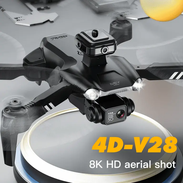 V28 Drone GPS 4K Câmeras duplas HD 360° para evitar obstáculos Quadcopter