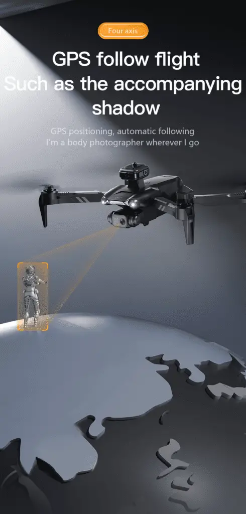 V28 Dron GPS 4K Câmeras duplas HD 360° para evitar obstáculos Quadcopter