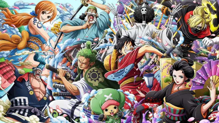 Capítulo 1090: Luffy conversa com o Gorosei Saturn em "One Piece"