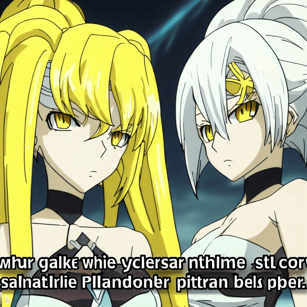 Loiros platinados nos animes: A cor da elegância e mistério.