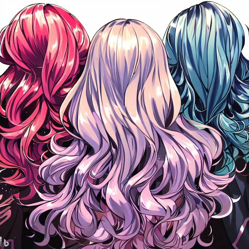 Cores extravagantes de cabelo nos animes: Explore toda a criatividade e ousadia dos personagens.